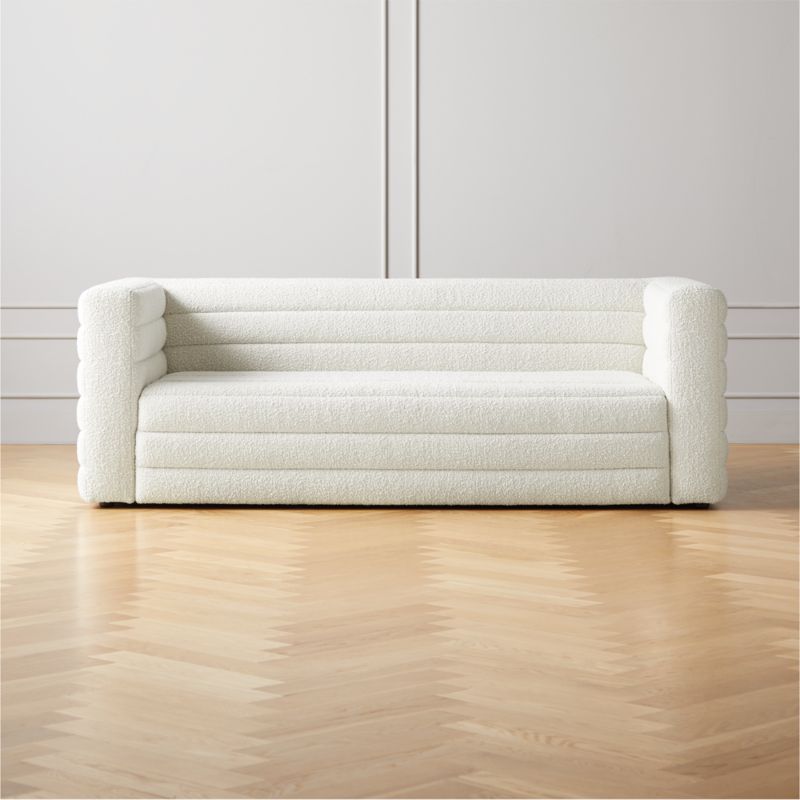 Strato 80" Hatch Platinum Sofa - image 1 of 7