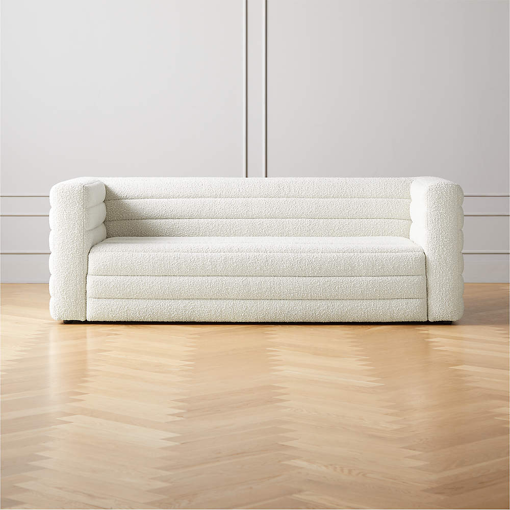Strato 80 Wooly Sand Sofa Reviews Cb2