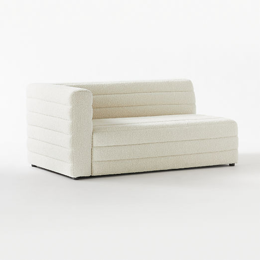 Strato Boucle Left Arm Sofa