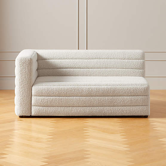 Strato Boucle Left Arm Sofa