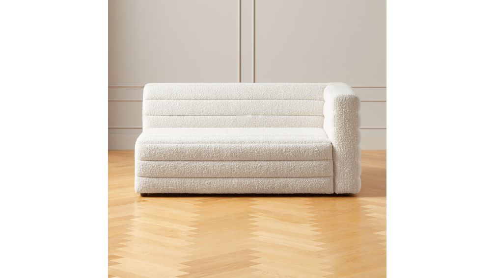 Strato Boucle Right Arm Sofa | CB2 Canada