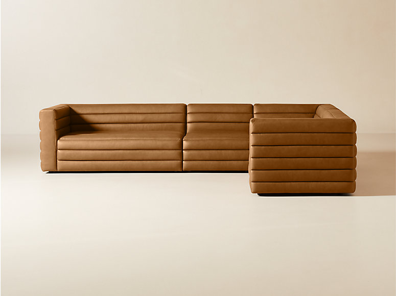 Strato Leather Sectional Collection