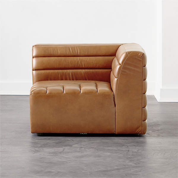 Corner clearance chair leather