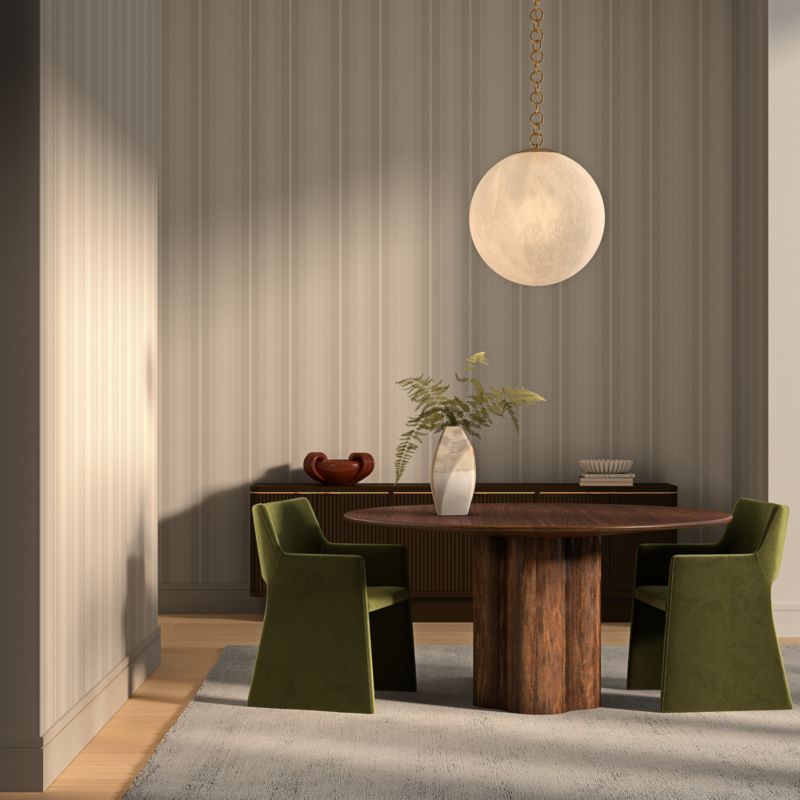 Striatta Taupe Wallpaper - image 1 of 3