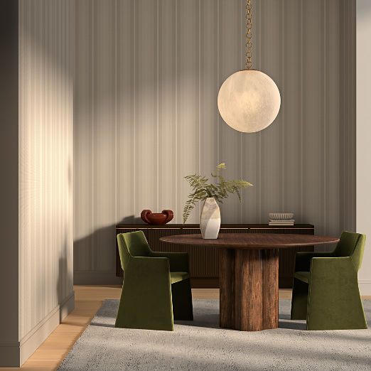 Striatta Taupe Wallpaper