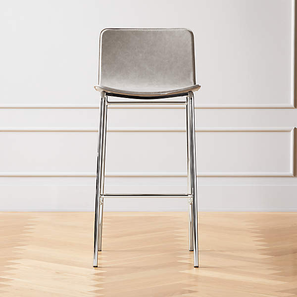 Cb2 bar stools discount leather