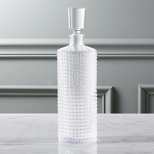 Stud Glass Decanter