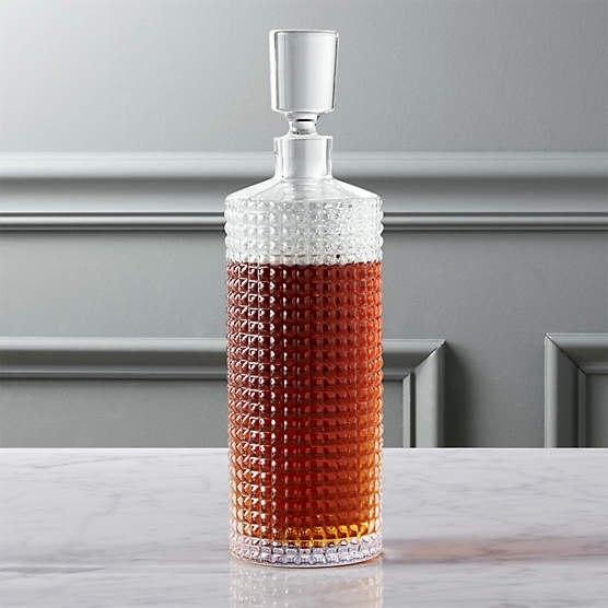 Stud Glass Decanter