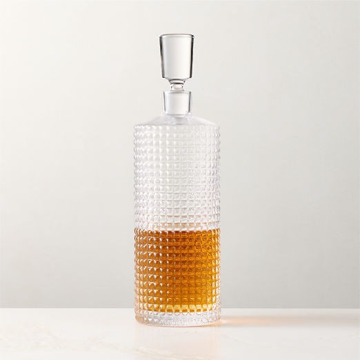 Stud Glass Decanter