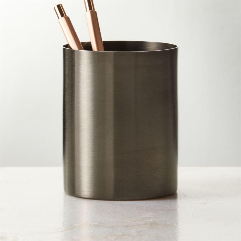 Studio Blackened Brass Pencil Cup - image 1 of 3