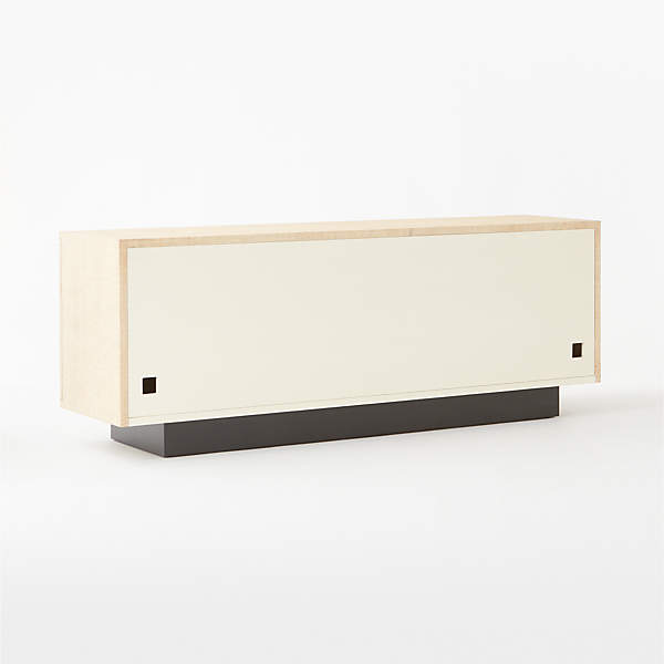 Moti Brown Mango Wood Media Credenza