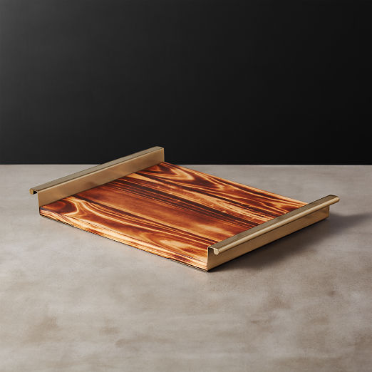 Modern Serving Trays and Stands | CB2