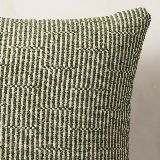 Sunbrella® Bolden Green Outdoor Throw Pillow 20"x20"