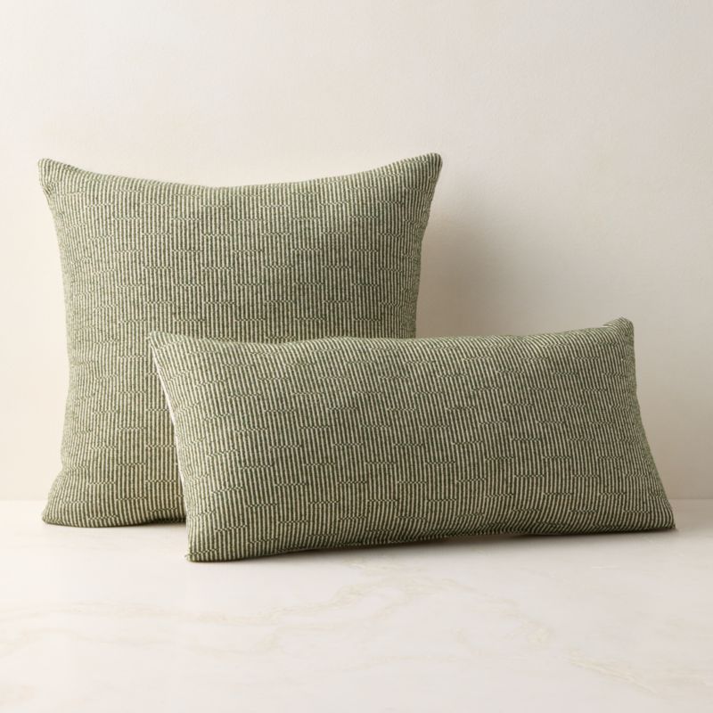 Sunbrella® Bolden Green Outdoor Throw Pillow 20"x20" - image 3 of 4