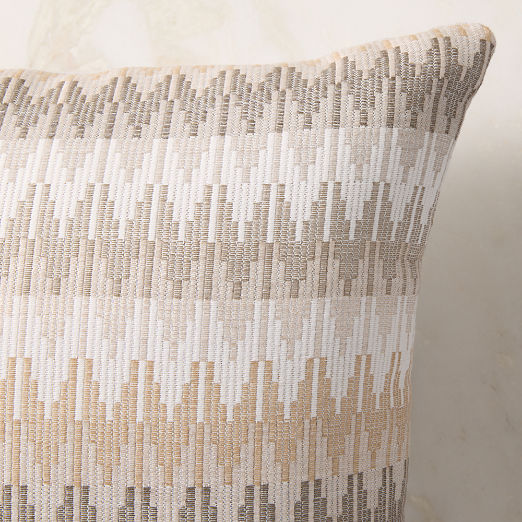 Sunbrella® Tesserre Natural Outdoor Pillow 20"x20"
