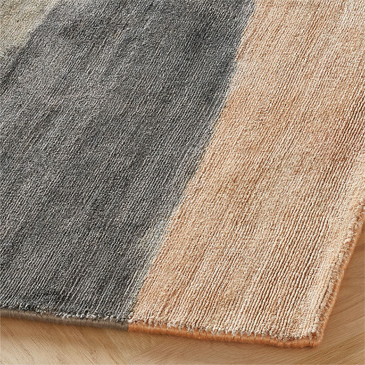 Sundown Handloomed Copper and Ivory Viscose Area Rug