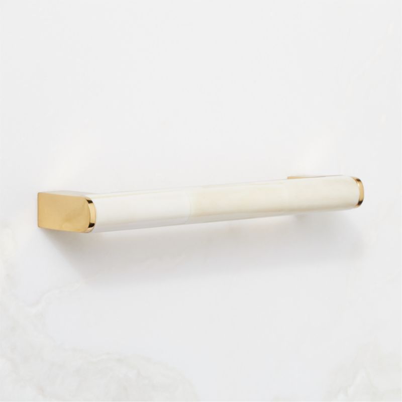 Suri Unlacquered Brass and Ivory Bone Handle 6" - image 2 of 6