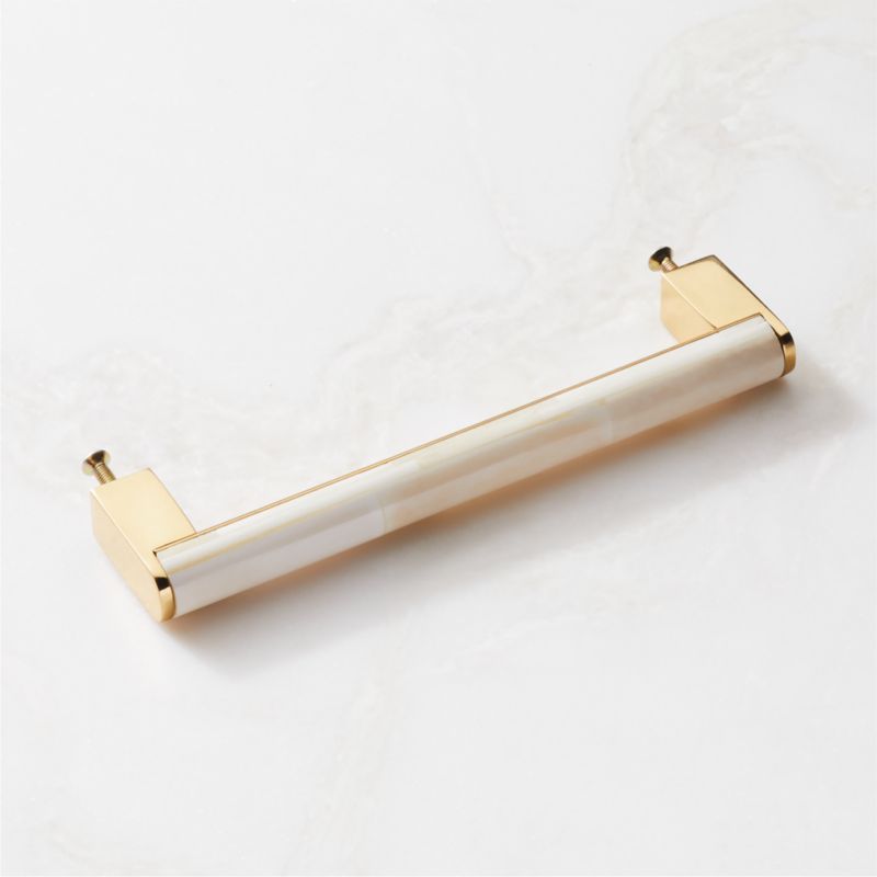 Suri Unlacquered Brass and Ivory Bone Handle 6" - image 3 of 6