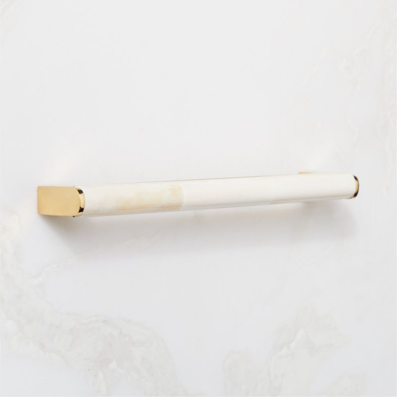 Suri Unlacquered Brass and Ivory Bone Handle 8" - image 2 of 6