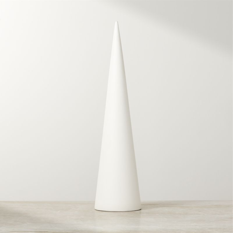 Surrey White Cement Christmas Tree 23.25" - image 0 of 3