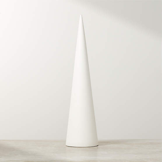 Surrey White Cement Christmas Tree 23.25"