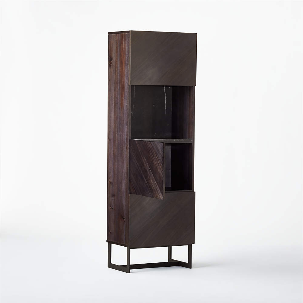 Cb2 suspend ii tall bar outlet cabinet