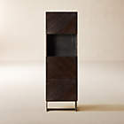 Trace 71" Brass Wire Mesh Credenza