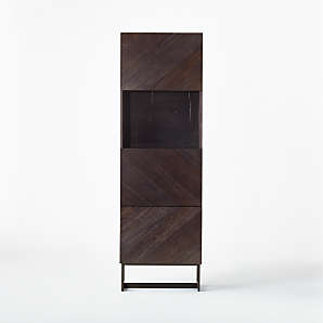 Cb2 best sale wine cabinet