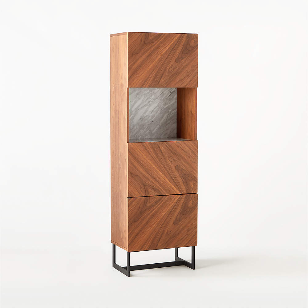 Cb2 suspend ii tall bar outlet cabinet