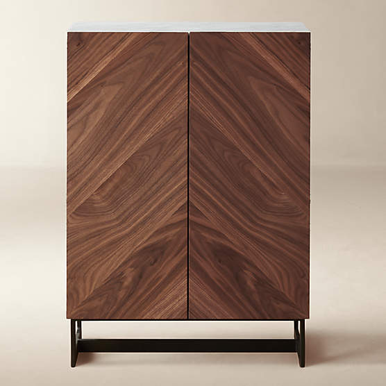 Suspend Wood Entryway Cabinet