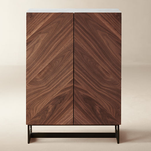 Suspend Wood Entryway Cabinet