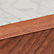 White Marble / Walnut
