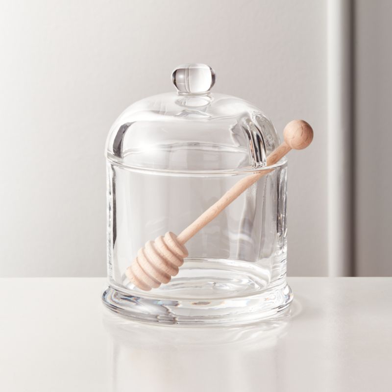 Dispensador de Miel de Vidrio CRATE & BARREL