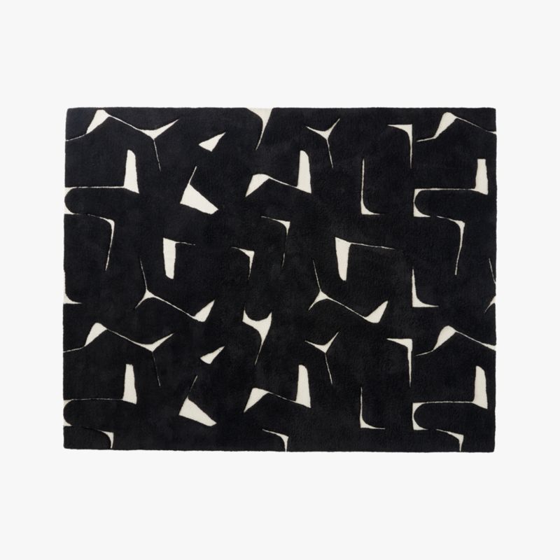 Sway Black and White Tufted Area Rug 8'x10' - image 0 of 8