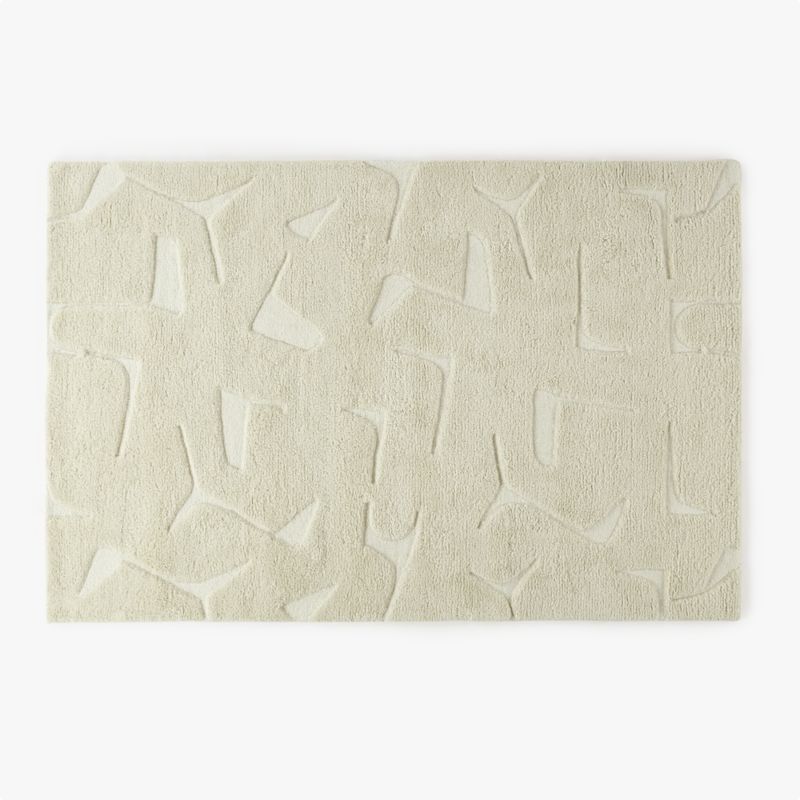 Sway Hand-Tufted Neutral Wool Area Rug 6'x9' - image 0 of 7