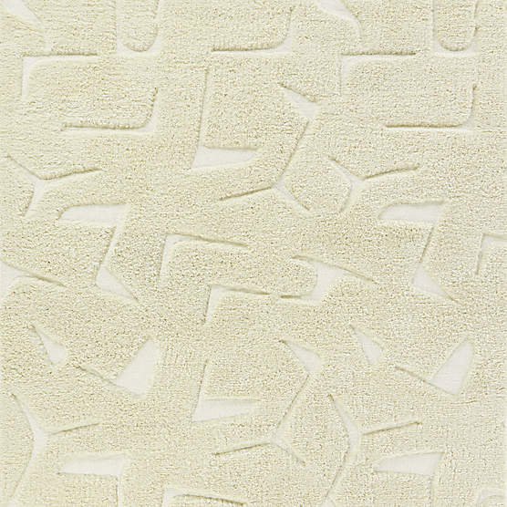 Sway Hand-Tufted Neutral Wool Rug Swatch 12"x12"