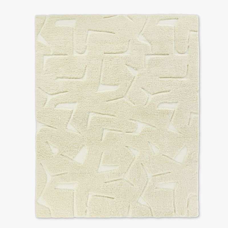 View Sway Hand-Tufted Neutral WoolArea Rug 8'x10' details