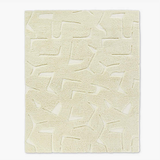 Sway Hand-Tufted Neutral WoolArea Rug 8'x10'