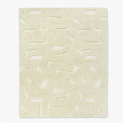 Sway Hand-Tufted Neutral WoolArea Rug 8'x10'