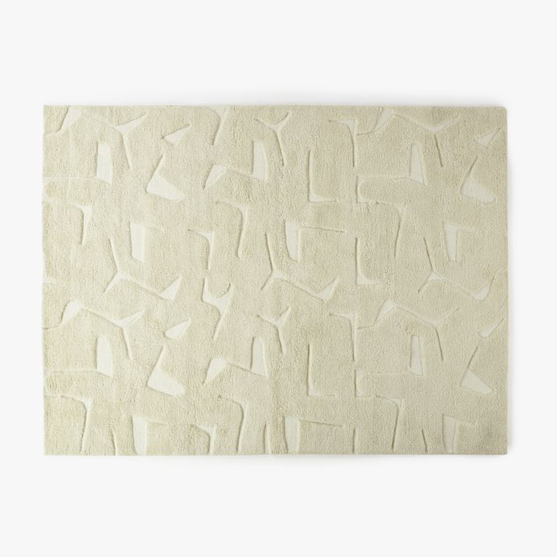 Sway Hand-Tufted Neutral Wool Area Rug 9'x12' - image 0 of 8