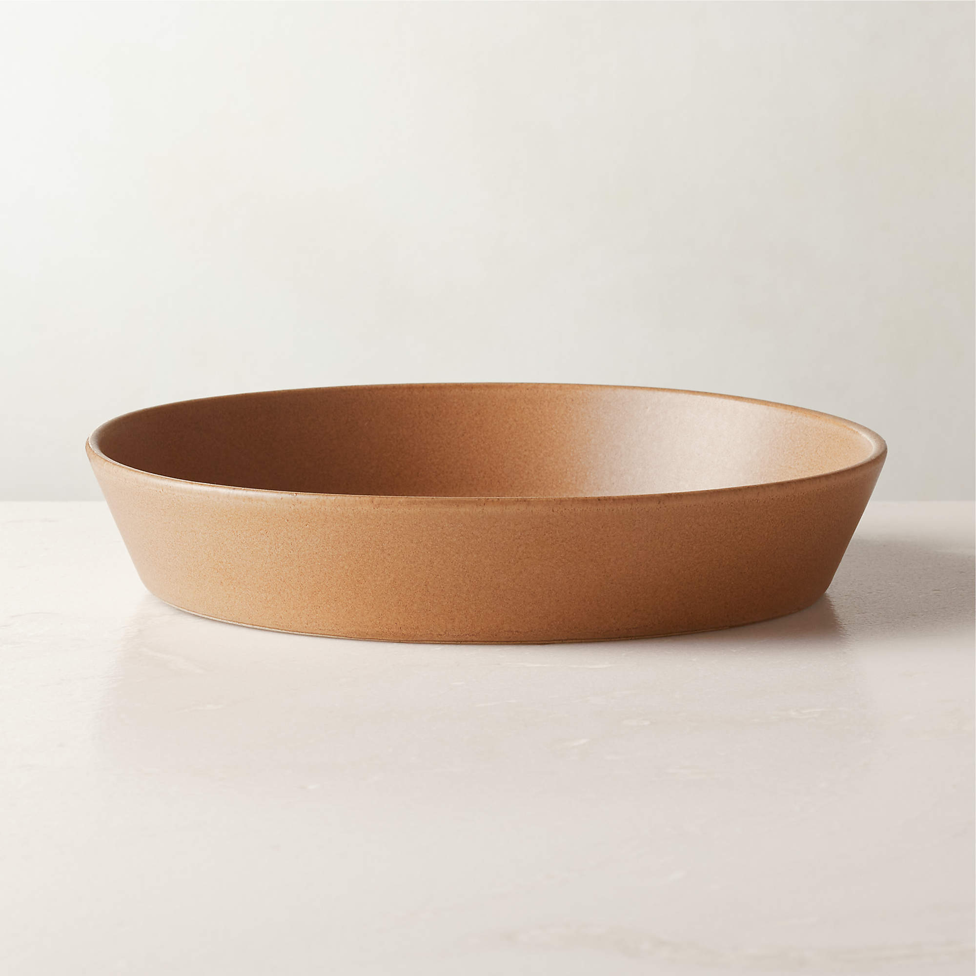 Swoon Modern Brown Pasta Bowl + Reviews CB2