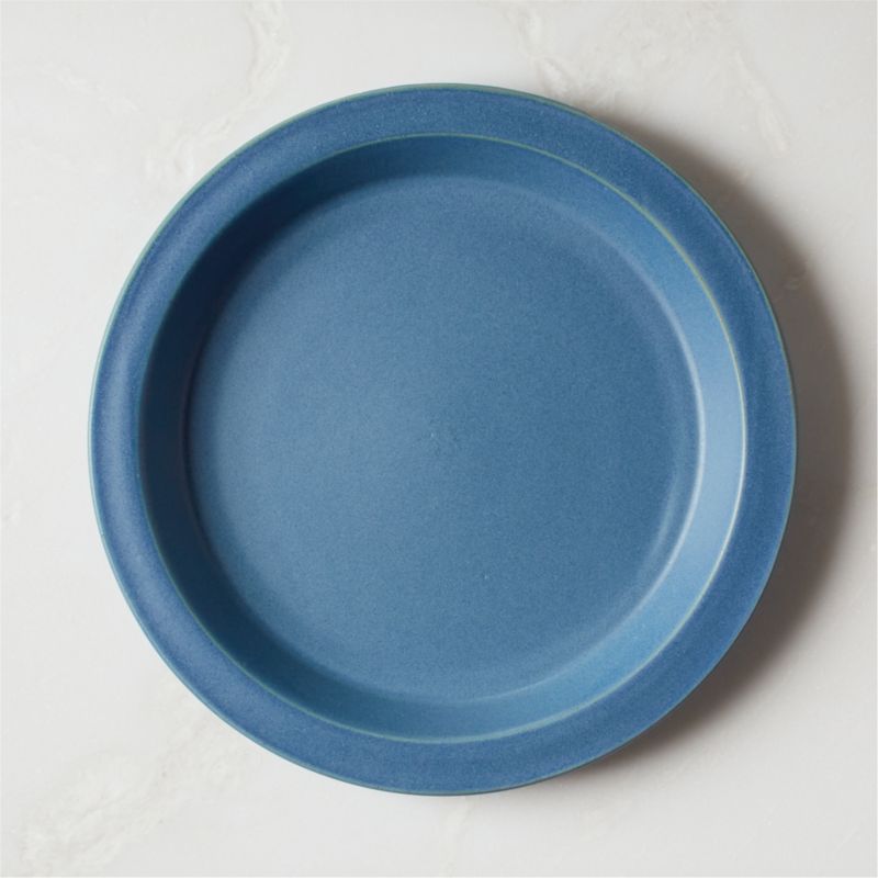 View Swoon Blue Dinner Plate with Reactive Glaze details