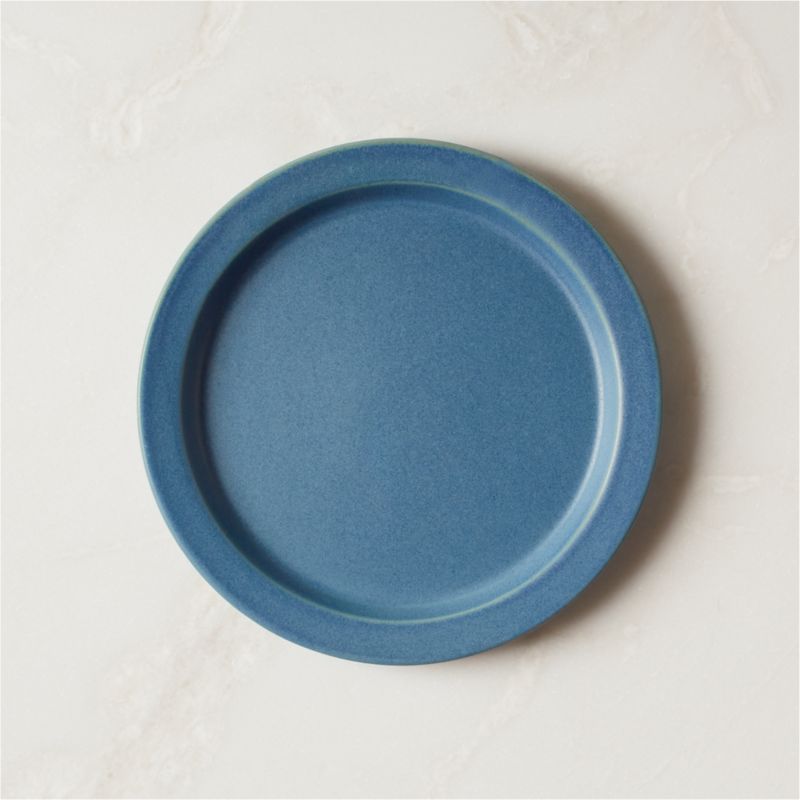 View Swoon Blue Salad Plate with Reactive Glaze details