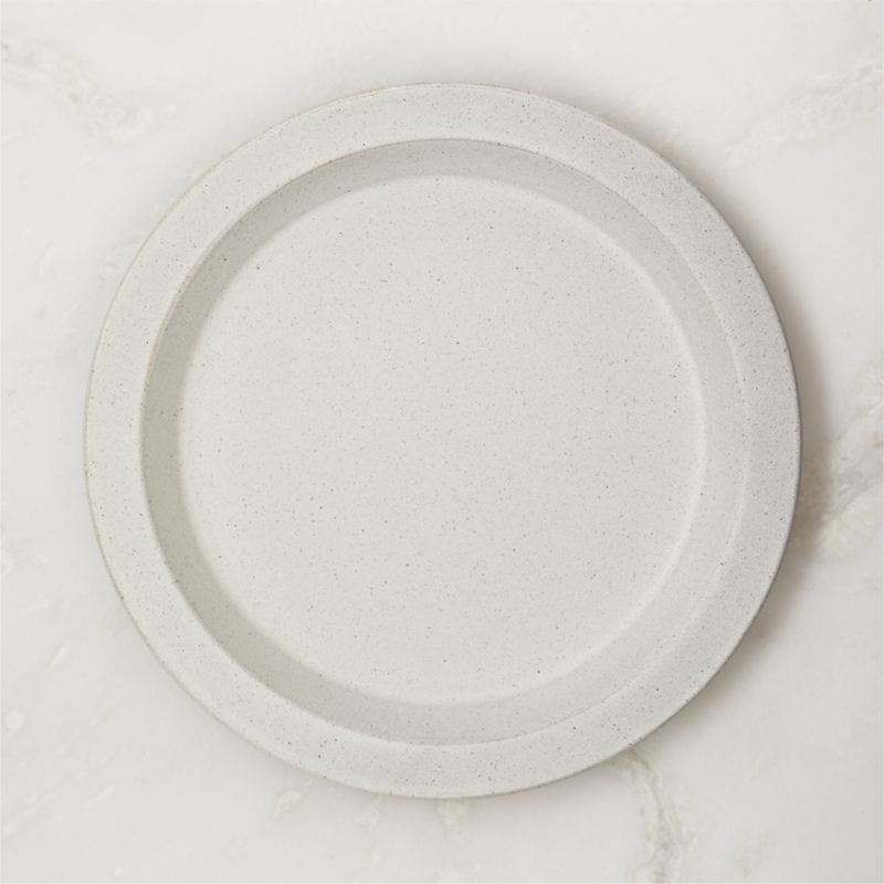 Viewing product image Swoon Off-White Dinner Plate with Reactive Glaze - image 1 of 5