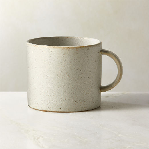 Swoon Off-White Coffee Mug with Reactive Glaze 10oz