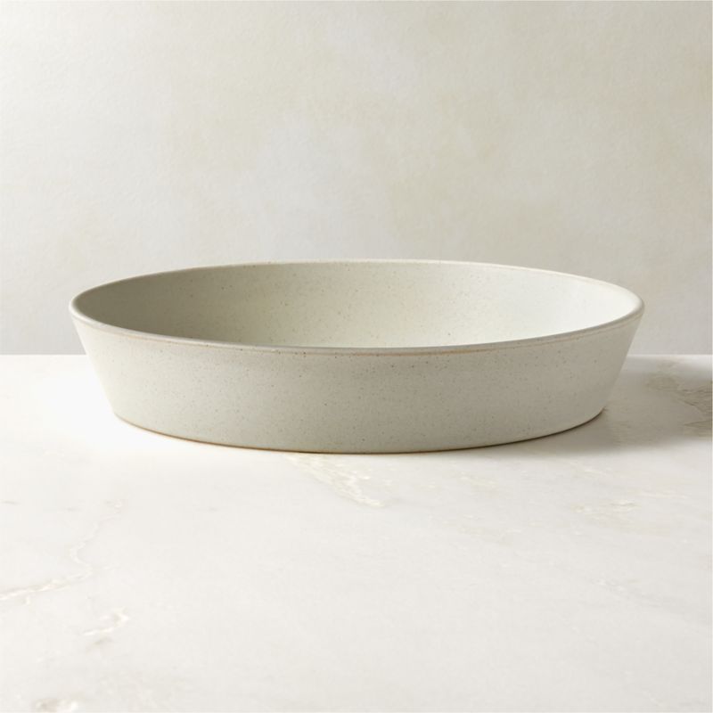 Swoon Off-White Pasta Bowl with Reactive Glaze - image 0 of 6