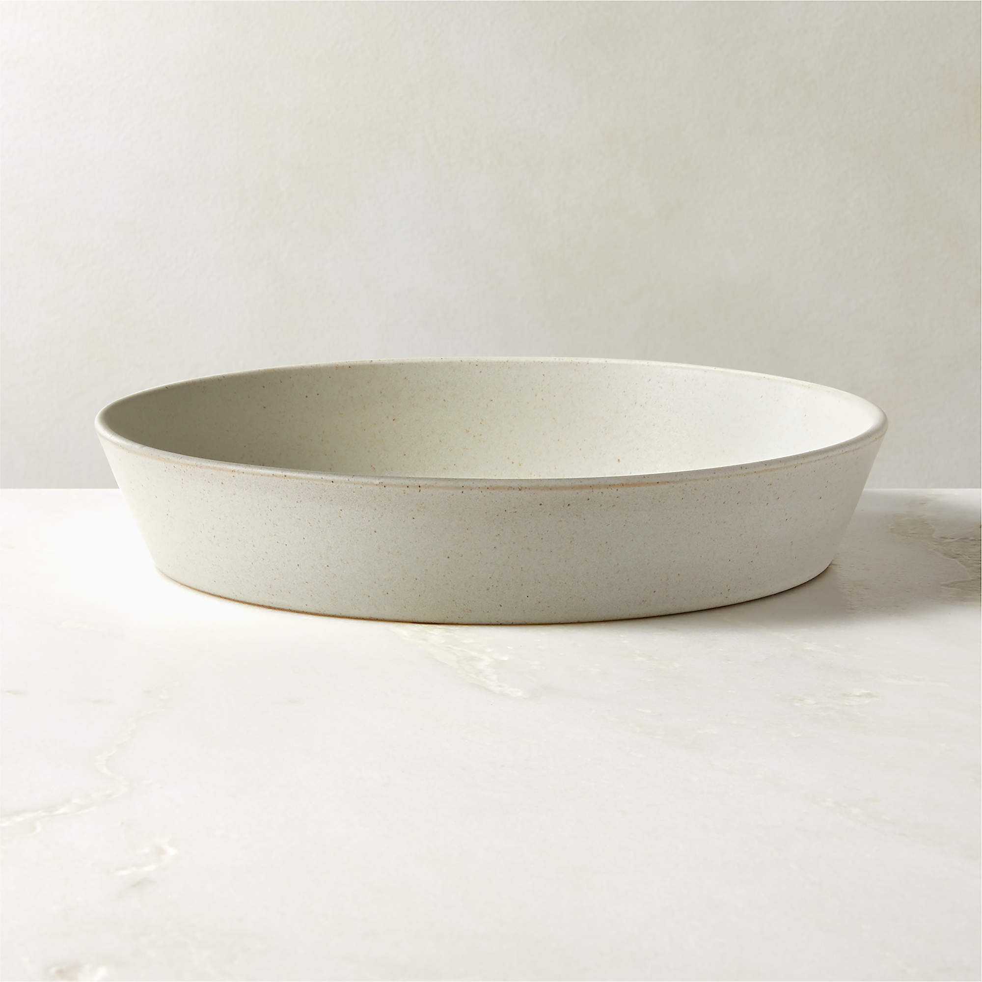 Swoon OffWhite Pasta Bowl with Reactive Glaze + Reviews CB2 Canada