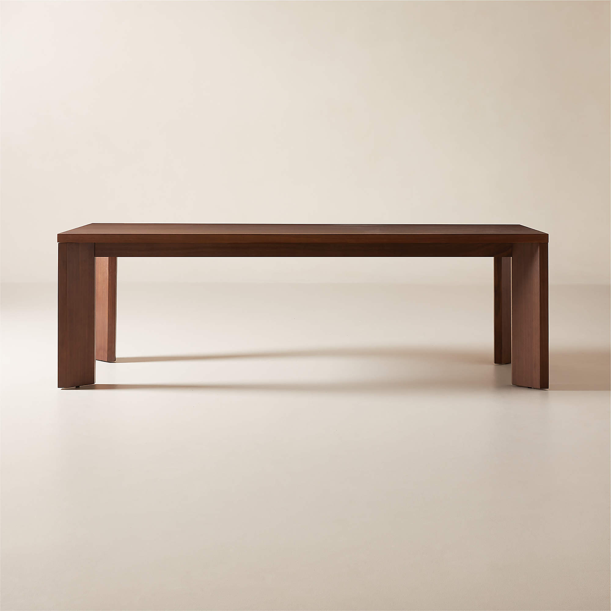 Sydney Rectangular Walnut Dining Table 95.5'' + Reviews CB2