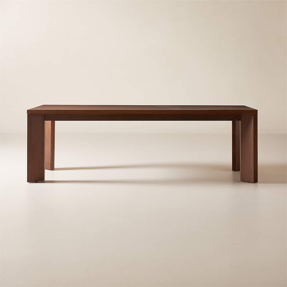 Sydney Rectangular Walnut Dining Table 95.5'' CB2