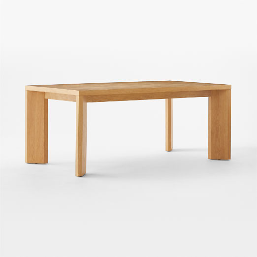 Sydney Rectangular White Oak Dining Table 72''